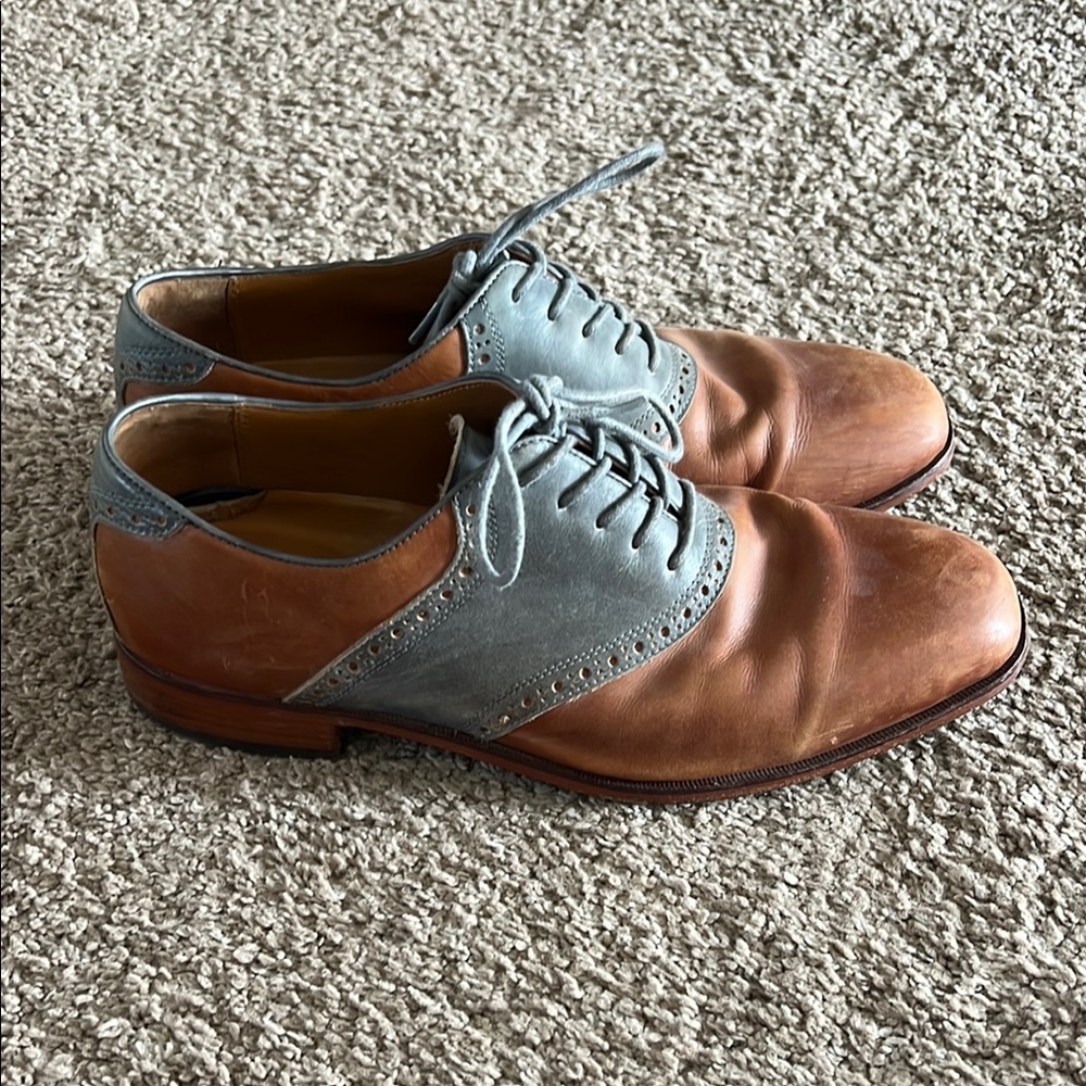 Florsheim limited Two-Tone Leather Oxford Shoes - Picture 4 of 7